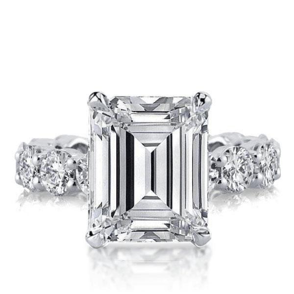 Looking for Elegance? How About an Emerald Cut White Sapphire Ring?