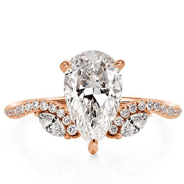 What Makes ItaloJewelry's Rose Gold Pear Engagement Rings the Perfect Choice in 2023?