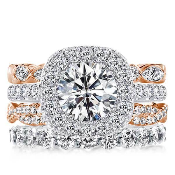 Fashion Ladies Stackable Wedding Rings On italojewelry