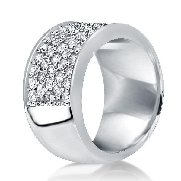 Elevate Your Wedding Look with Italo Jewelry's Half Eternity Wedding Bands