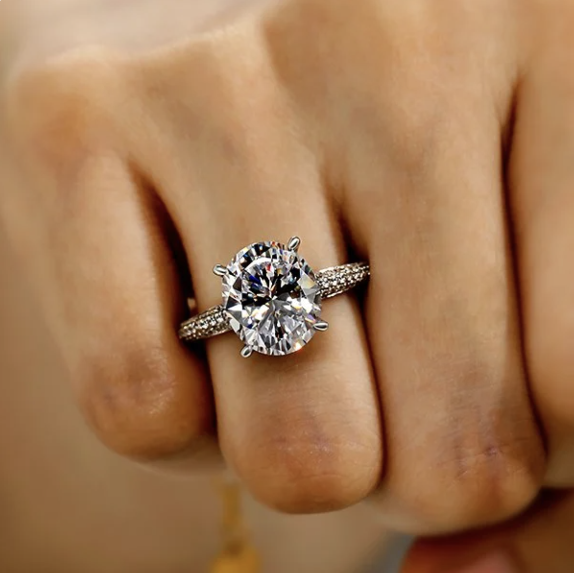 Hidden Halo Engagement Ring Oval Cut: The Elegant Secret Behind Modern Romance