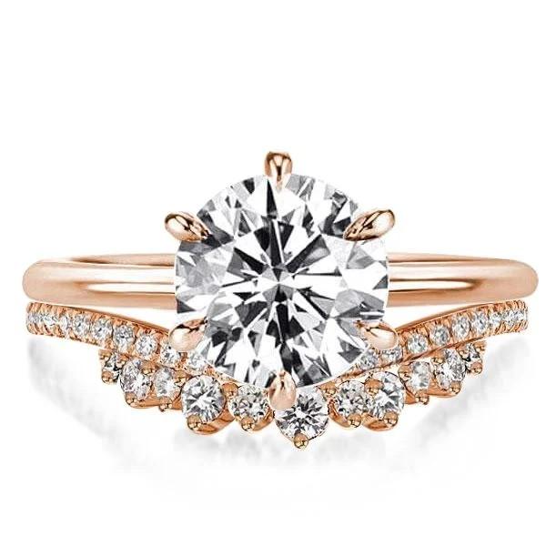 Do You Know The Charm Of These Rose Gold Engagement Ring?