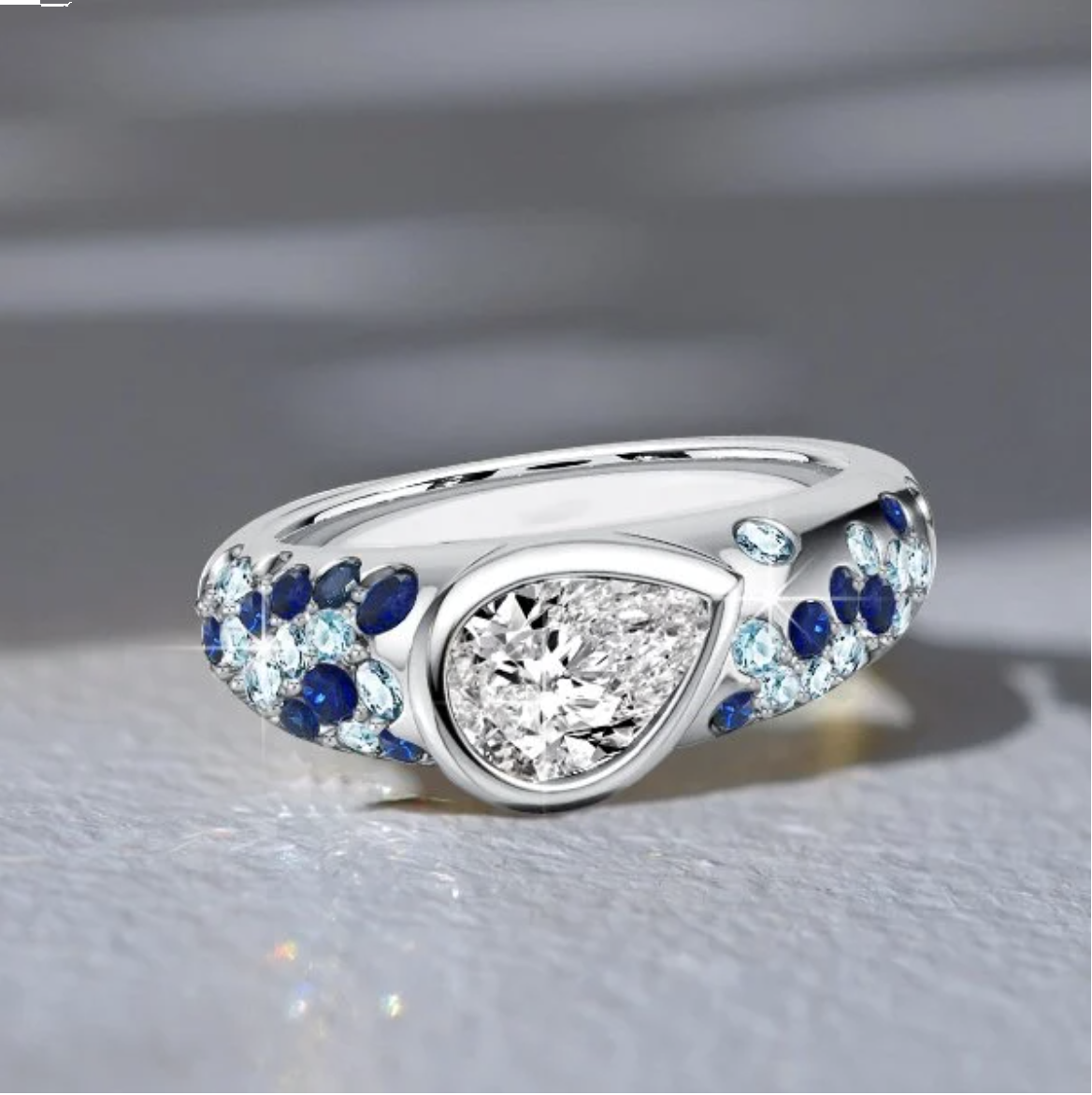 A Refined Guide to Choosing the Perfect Pear Shaped Sapphire Ring