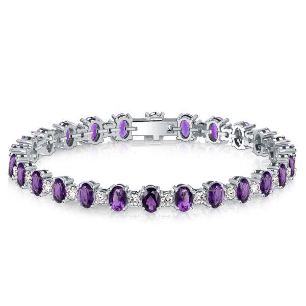 The Allure of the Amethyst Tennis Bracelet: A Gemstone of Grace and Meaning