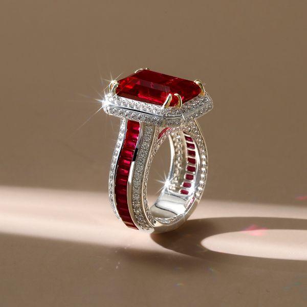 Timeless Elegance: Why the Emerald Cut Ruby Ring Is the Ultimate Expression of Love