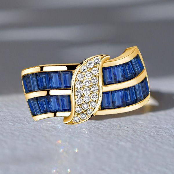 Why Blue Sapphire Wide Band Rings Are the Ultimate Symbol of Grace and Power?