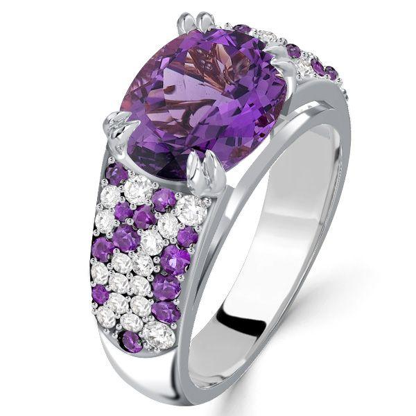 Sparkle with Meaning: 18 Amethyst Rings Ideas for Every Style and Story