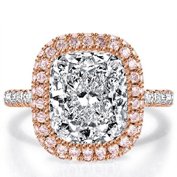 Rose Gold Halo Engagement Ring: Where Tradition Meets Modern Glamour?
