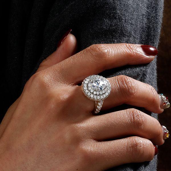 Discover the Elegance of Double Halo Engagement Rings