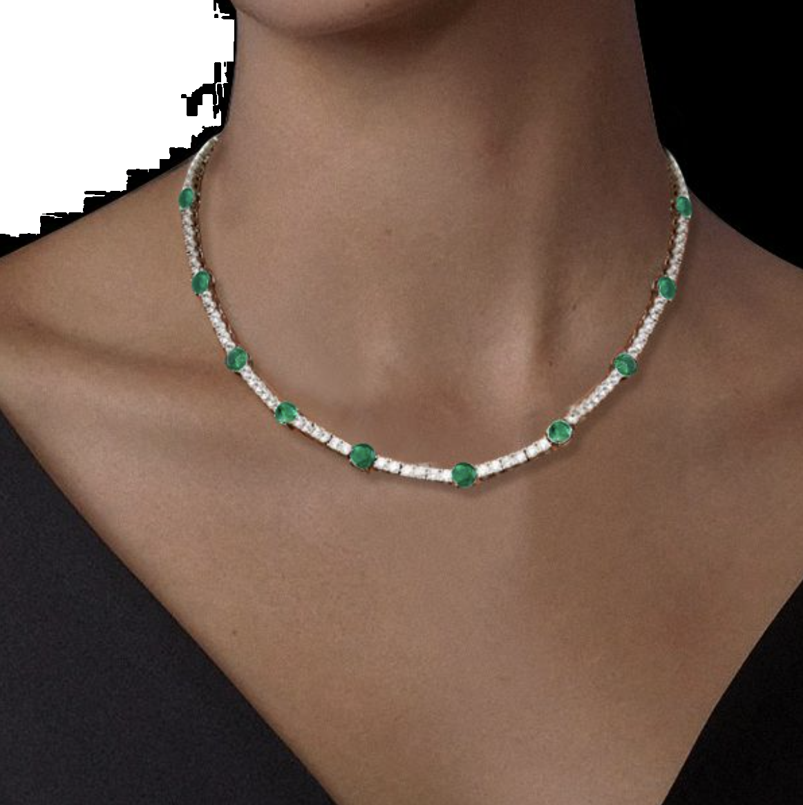 Why Is the Emerald Cut Tennis Necklace Trending in Modern Jewelry?