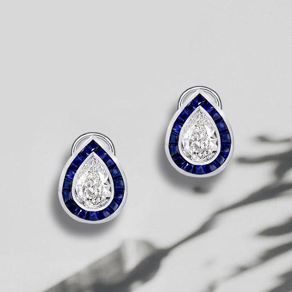 Discover Elegance with Pear Stud Earrings from Italojewelry