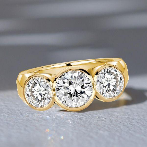 Revealing the Charm of the Round Three Stone Engagement Ring: Your Perfect Symbol of Love