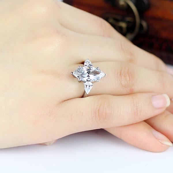 Marquise Cut Engagement Rings- A Unique Gift For The Bride