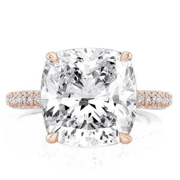 Why the halo cut engagement rings are trendy style
