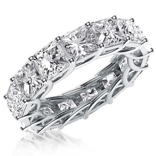 Elegant Princess Cut Wedding Bands for Your Big Day