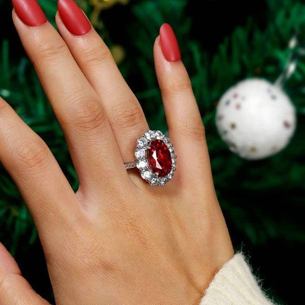 2023 January Birthstone Ring For Women