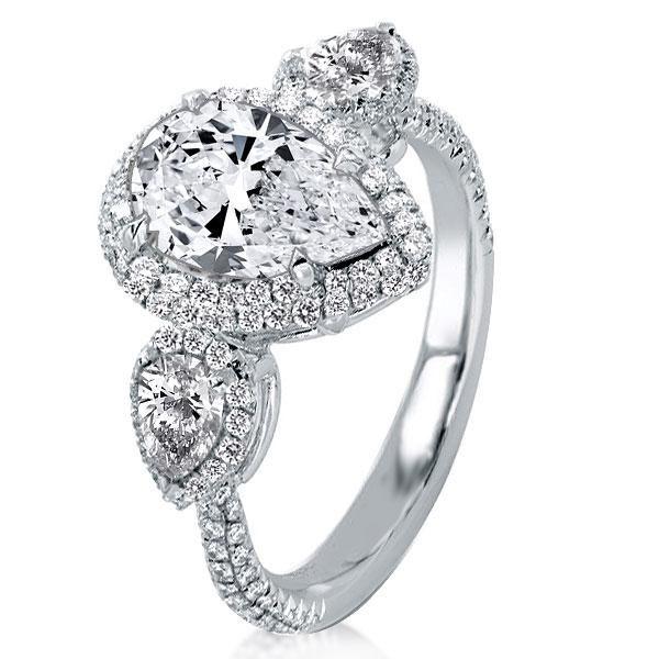 Why Choose a Three Stone Pear Engagement Ring for Your Proposal?