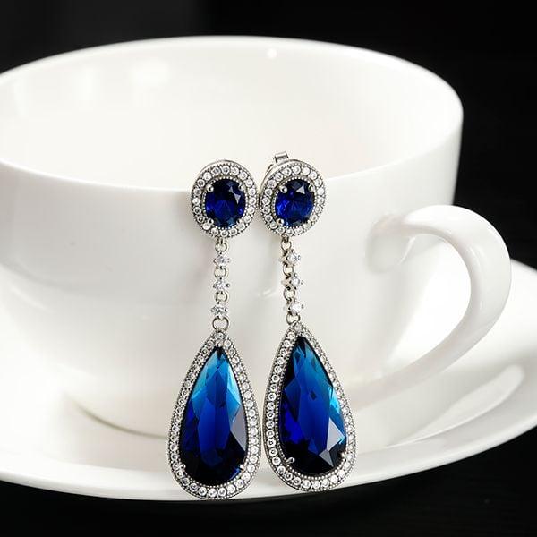 Blue Drop Earrings: Timeless Elegance in a Modern World