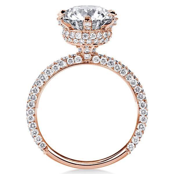 Rose Gold Halo Engagement Rings: The Epitome of Romance and Elegance