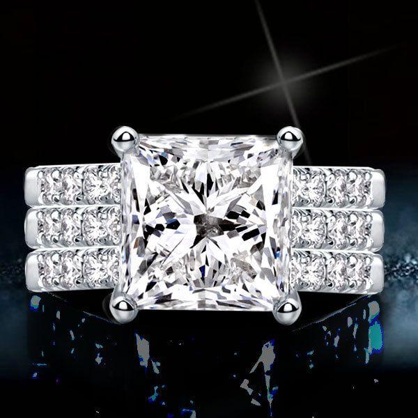 Best Princess Cut Wedding Ring Sets 2023