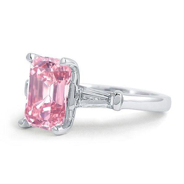 Discovering the Allure of Three Stone Emerald Cut Engagement Rings