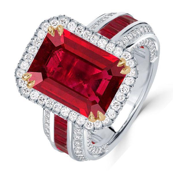 What makes Italo Jewelry the ideal place to purchase an emerald cut ruby ring?