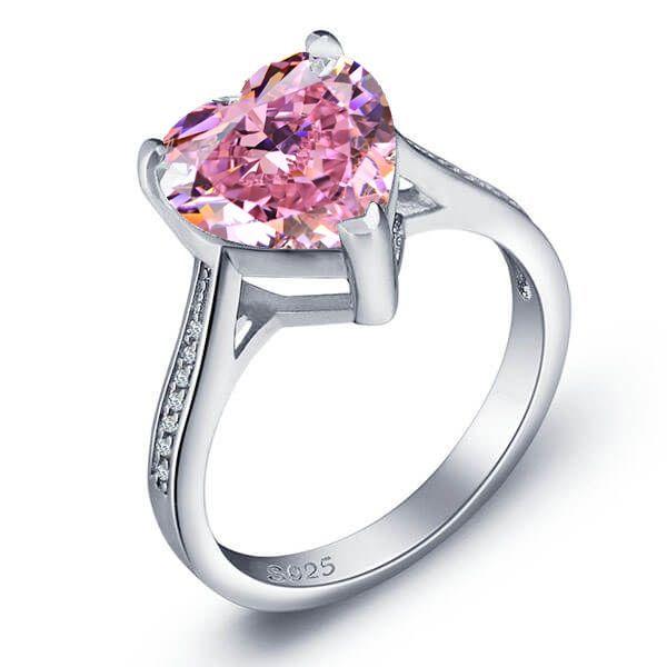 Why Choose Sterling Silver Heart Shaped Rings for Engagement?