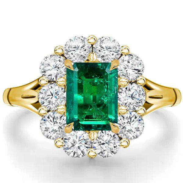 Emerald Cut Halo Engagement Rings: A Symbol of Refined Elegance