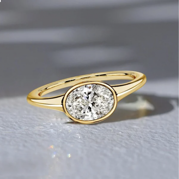 Solitaire Bezel Engagement Ring: A Modern Symbol of Everlasting Love