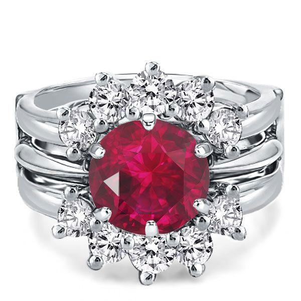 The Enchanting Charm of Vintage Ruby Engagement Rings