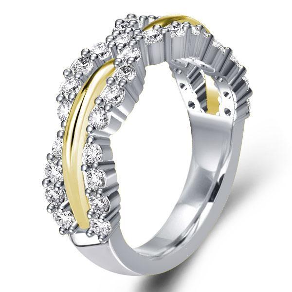 You Want a Two Tone Wedding Band On italojewelry