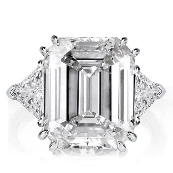 THE MEANING BEHIND THE THREE STONE EMERALD CUT RING