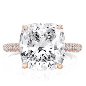 cushion cut engagement rings