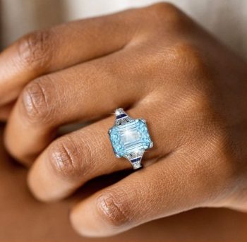 Discovering the Beauty: The Allure of the Emerald Cut Aquamarine Engagement Ring