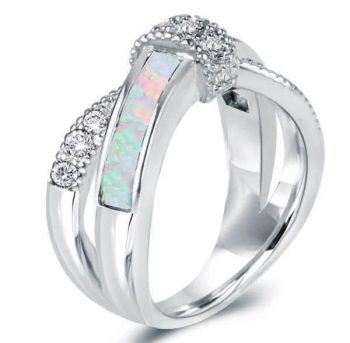 Shimmering Elegance: Female Opal Engagement Rings and Their Rising Popularity