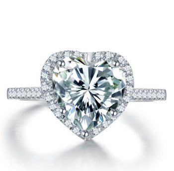 How Do Heart Halo Rings Express Unique Love Stories?