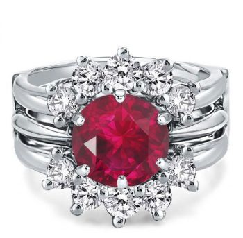 The Enchanting Charm of Vintage Ruby Engagement Rings