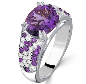 Sparkle with Meaning: 18 Amethyst Rings Ideas for Every Style and Story
