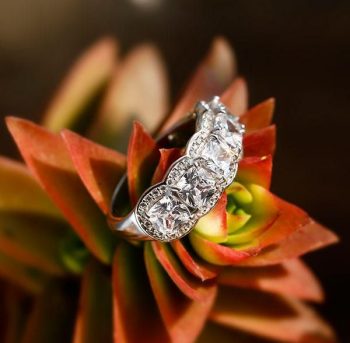 Discover the Radiance of a Halo Ring Wedding Band: Timeless Beauty for Every Bride