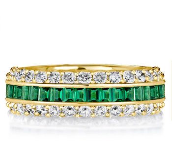 Discover the Elegance of a Triple Row Eternity Band: Symbolism, Style, and Significance