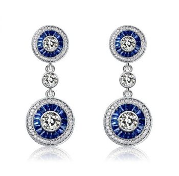 The Elegant Appeal of Blue Drop Earrings: A Statement of Sophistication