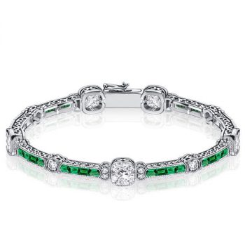The Modern Icon: emerald tennis bracelet for Everyday Elegance
