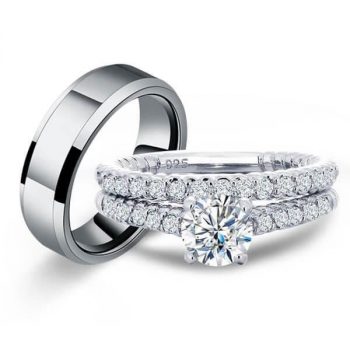 Buy Wedding Ring Trio Sets: The Perfect Symbol of Eternal Love
