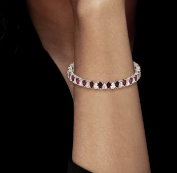 Red Tennis Bracelet: A Bold Expression of Love, Luxury, and Timeless Style