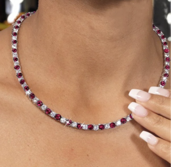 Why Is a Ruby Tennis Necklace Considered a Symbol of Love and Passion?