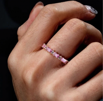 Baguette Eternity Band for Women: Timeless Beauty with Modern Elegance