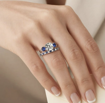 Blue Moissanite Necklace: A Modern Sparkle with a Distinctive Hint of Color