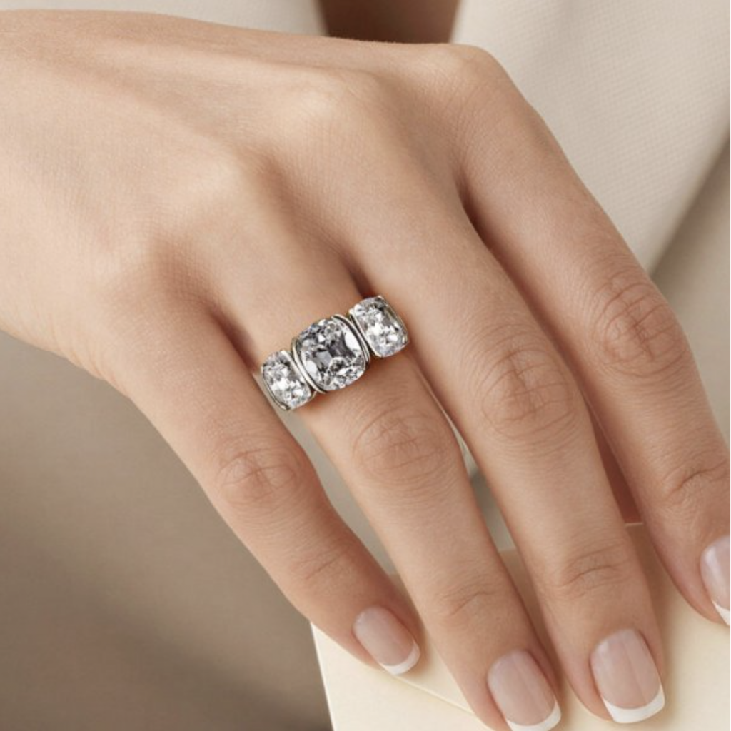 Unique Moissanite Wedding Bands