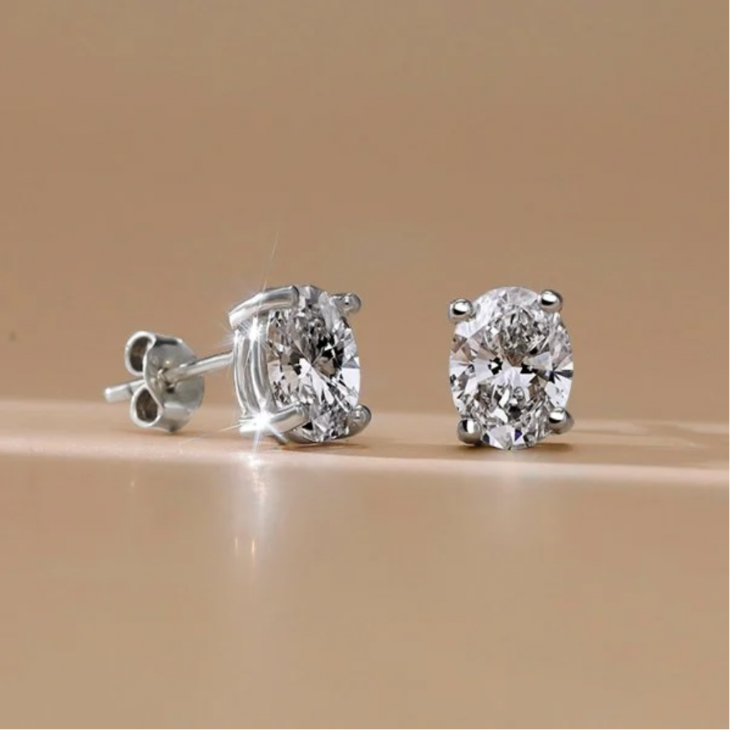 Moissanite Stud Earrings