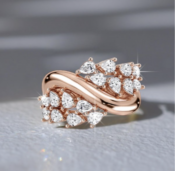 What Makes a Rose Cut Pear Shaped Moissanite Ring So Special?